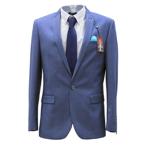 Slim Fit Bright Blue